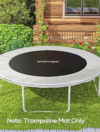 Tapis de rechange trampoline Ø 2,4 m ressorts 14 cm outil 42 crochets en V inclus