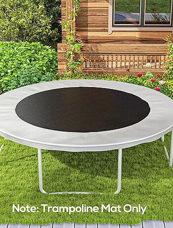 Tapis de rechange trampoline Ø 3,7 m ressorts 14 cm outil 72 crochets en V inclus