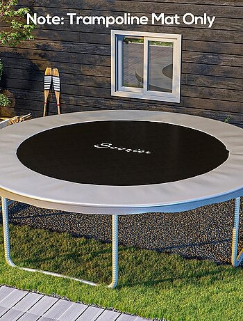 Tapis de rechange trampoline Ø 4,3 m ressorts 14 cm outil 80 crochets en V inclus