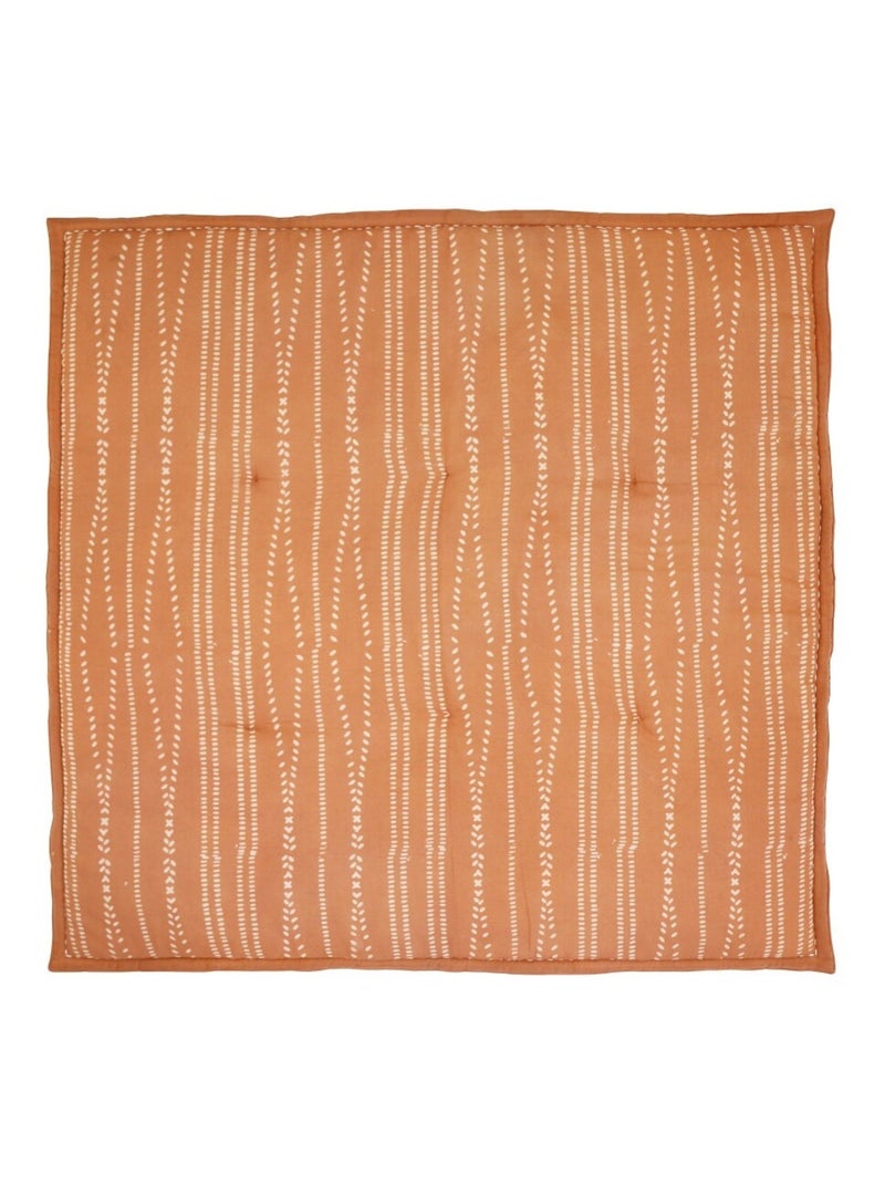 Tapis de repos bébé coton imprimé bohème Nepo Marron - Kiabi
