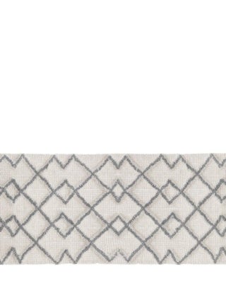 Tapis de salle de bain 50x120 Ethnique gris coton