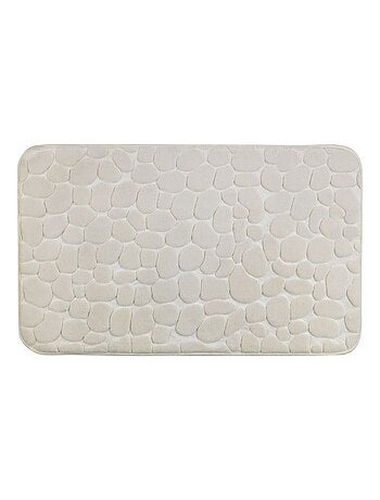 Tapis de salle de bain à mémoire de forme PEBBLES