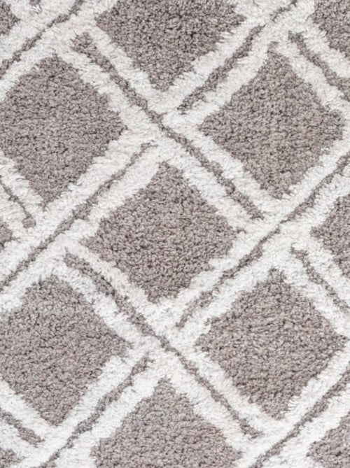 Tapis de salle de bain en coton 40x70cm Losanges - Kiabi