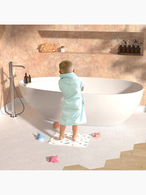 Tapis de salle de bain en diatomite imprimé ORTA - Kiabi Tapis de salle de bain en diatomite imprimé ORTA - Kiabi