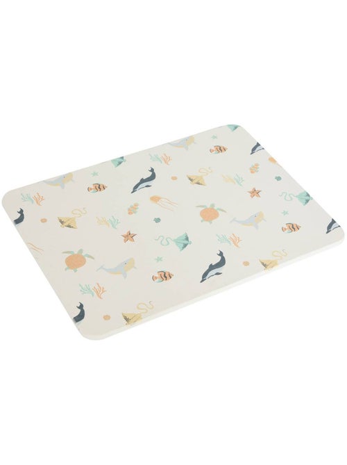 Tapis de salle de bain en diatomite imprimé ORTA - Kiabi