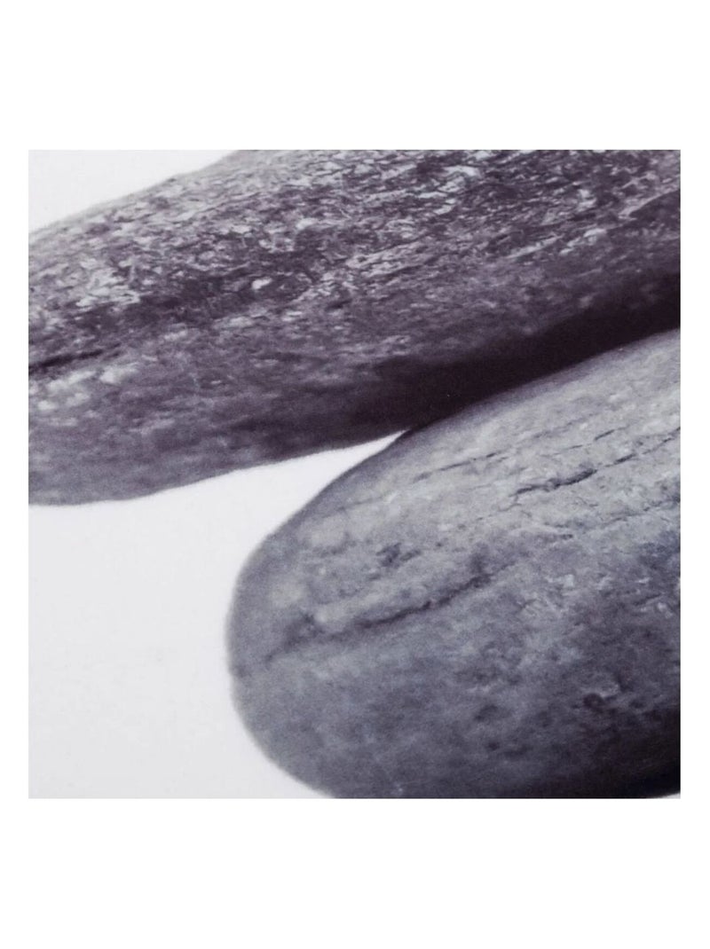 Tapis de salle de bain stones Blanc - Kiabi