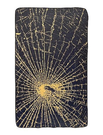 Tapis de salon 120x180 cm Polyester Eclat Black