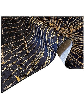 Tapis de salon 120x180 cm Polyester Eclat Black