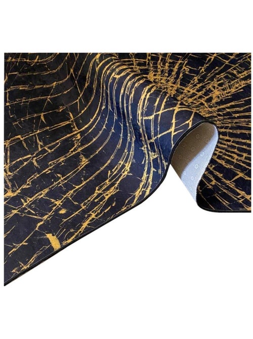 Tapis de salon 120x180 cm Polyester Eclat Black - Kiabi