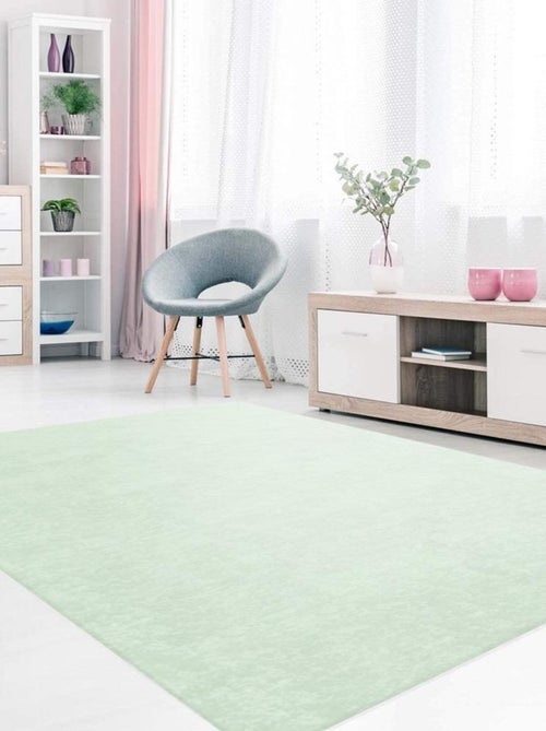 Tapis de salon 200x290 cm Polyester Uni Vert - Kiabi