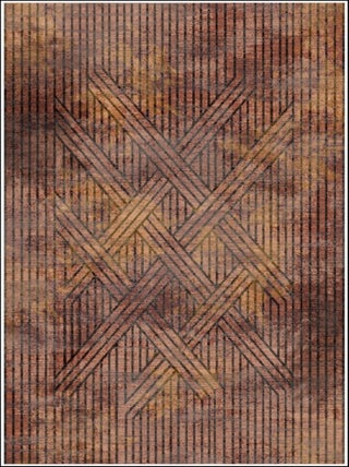 Tapis de salon 200x300 cm Polycoton Fisun Orange