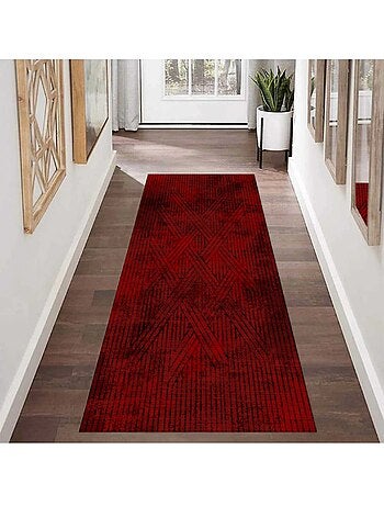 Tapis de salon 300x400 cm Polycoton Fisun Vert