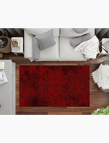 Tapis de salon 300x400 cm Polycoton Fisun Vert