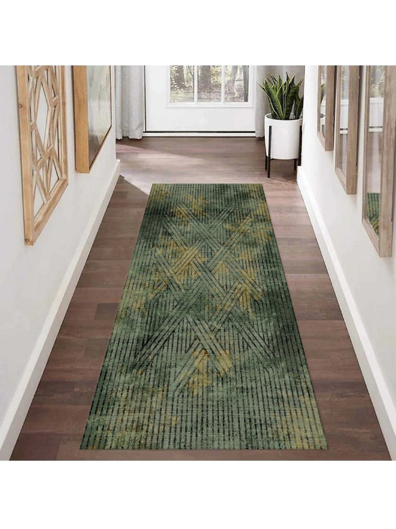 Tapis de salon 300x400 cm Polycoton Fisun Vert Vert - Kiabi