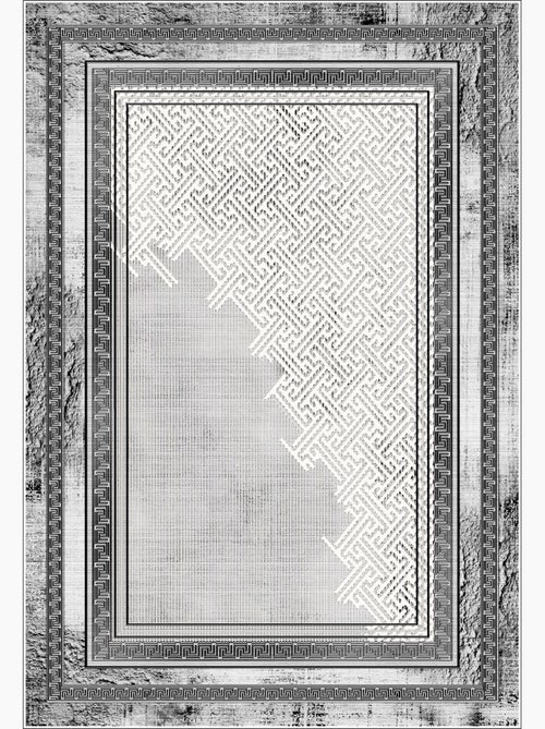 Tapis de salon 300x400 cm Polycoton Najat Gris - Kiabi Tapis de salon 300x400 cm Polycoton Najat Gris - Kiabi