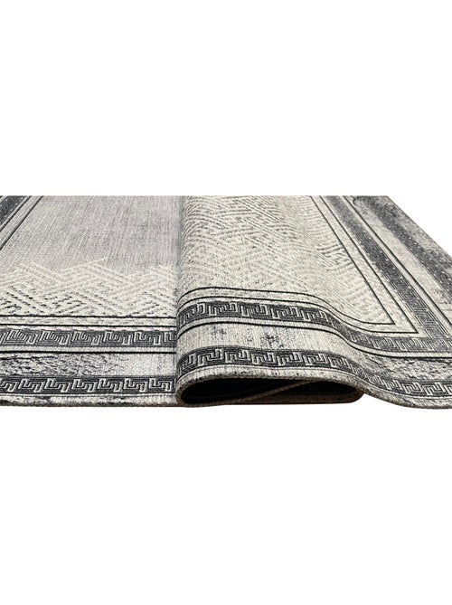 Tapis de salon 300x400 cm Polycoton Najat Gris - Kiabi Tapis de salon 300x400 cm Polycoton Najat Gris - Kiabi