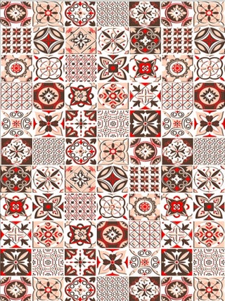 Tapis de salon 50x120 cm Polyester Tren Orange