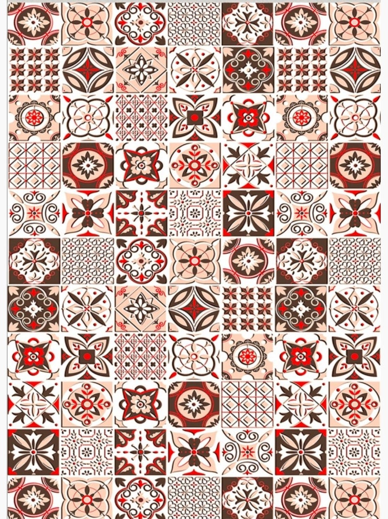 Tapis de salon 50x120 cm Polyester Tren Orange Orange - Kiabi