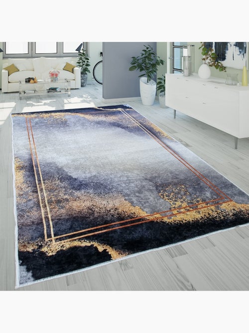 Tapis de salon 50x80 cm Polyester Gold Blanc - Kiabi