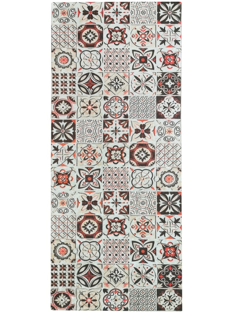 Tapis de salon 60x90 cm Polyester Tren Orange Orange - Kiabi