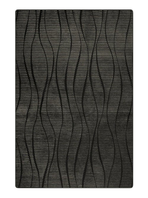 Tapis de salon 80x150 cm Polycoton Vera Gris - Kiabi