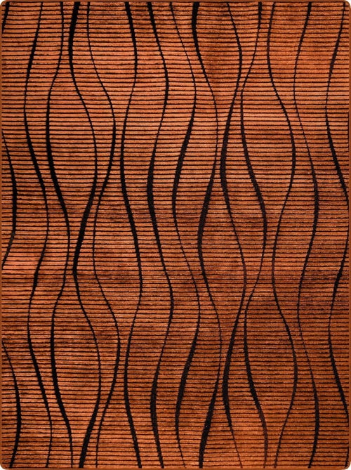 Tapis de salon 80x150 cm Polycoton Vera Orange - Kiabi