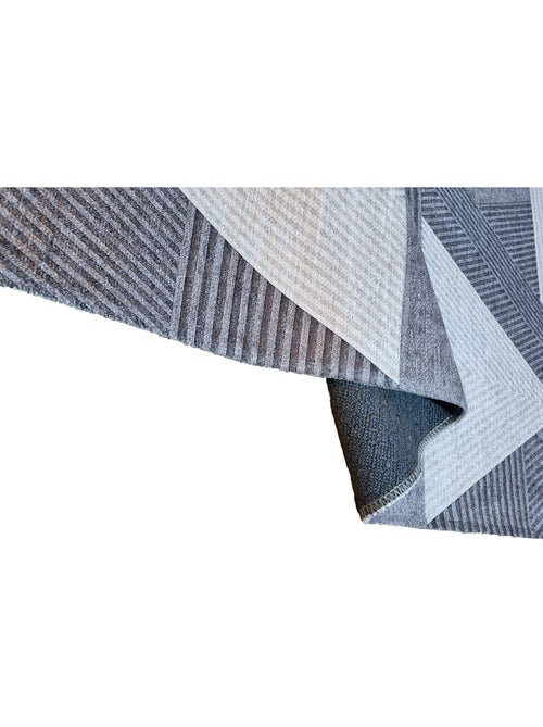 Tapis de salon 80x150 cm Polycoton Zino Gris - Kiabi Tapis de salon 80x150 cm Polycoton Zino Gris - Kiabi