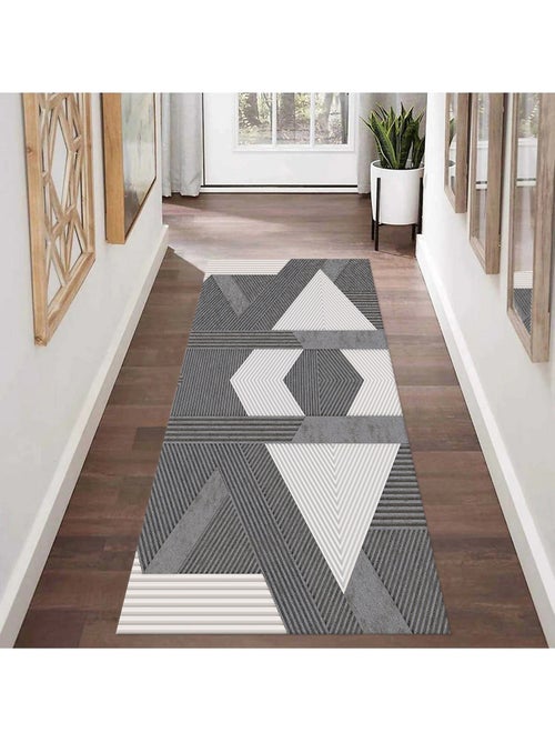 Tapis de salon 80x150 cm Polycoton Zino Gris - Kiabi Tapis de salon 80x150 cm Polycoton Zino Gris - Kiabi