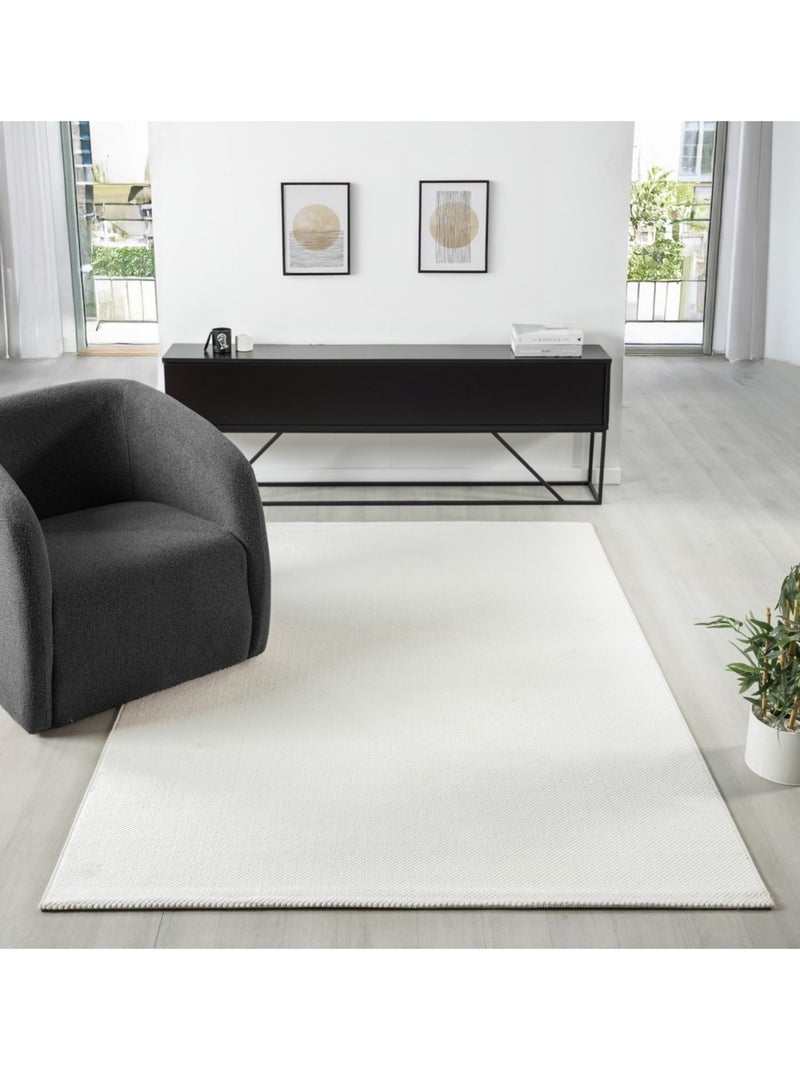 Tapis de salon ADA 2400 Ecru - Kiabi