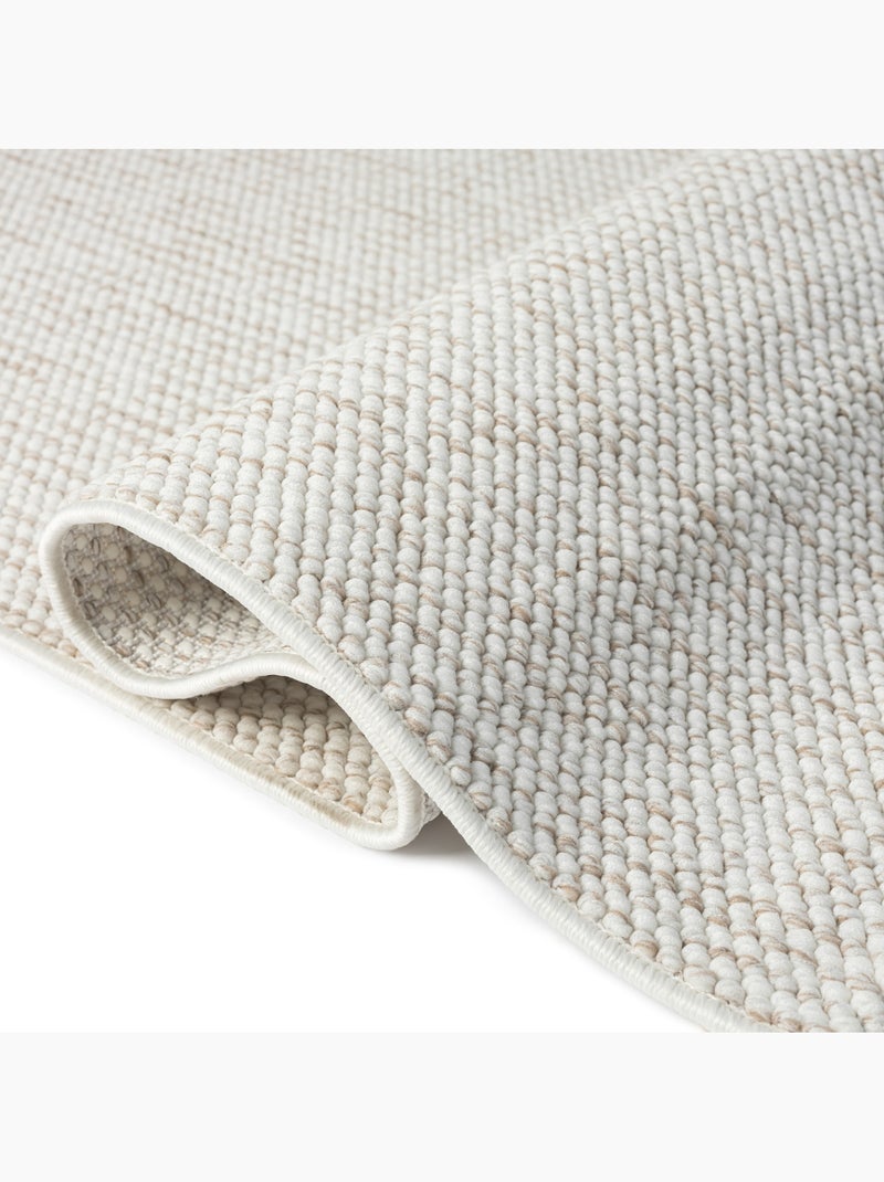 Tapis de salon ADA Beige/Blanc - Kiabi