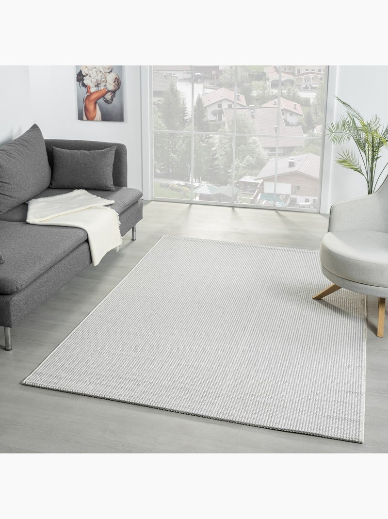 Tapis de salon ADA Gris Ecru - Kiabi