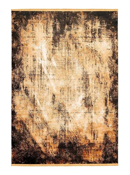 Tapis de salon avec franges rayé rectangle vintage Elysée - Kiabi