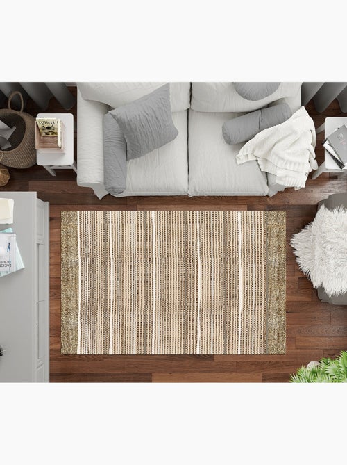 Tapis de salon BAHAR - 80x150 / Beige - Kiabi