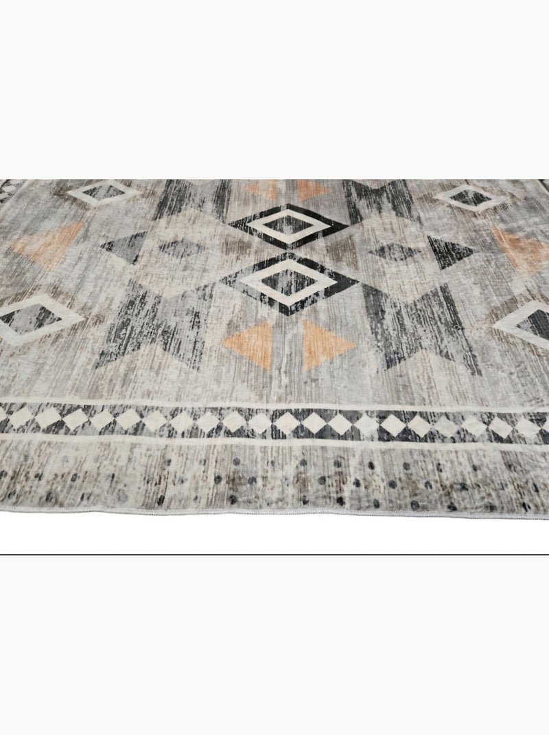 Tapis de salon BEIRA Beige - Kiabi