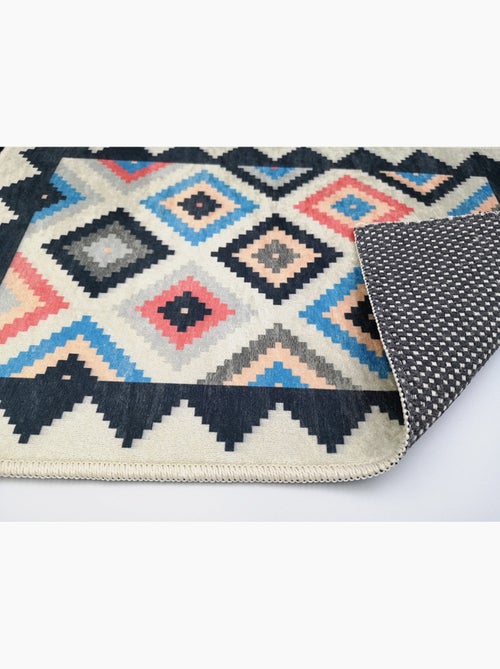 Tapis de salon BERBERE Losange - 120x180 / Multicolore - Kiabi