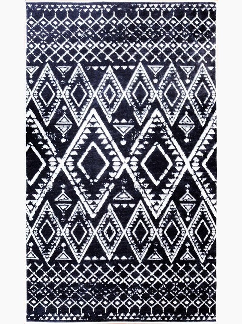 Tapis de salon BERBERES gris anthracite - Kiabi