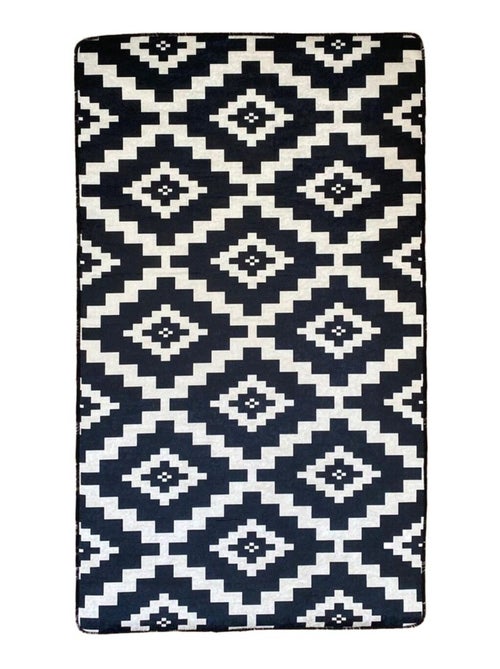 Tapis de salon Black&White - Kiabi