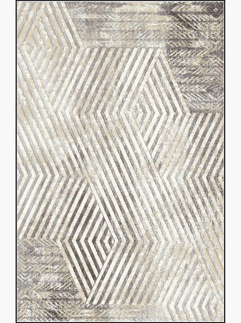 Tapis de salon BORROW Gris - Kiabi