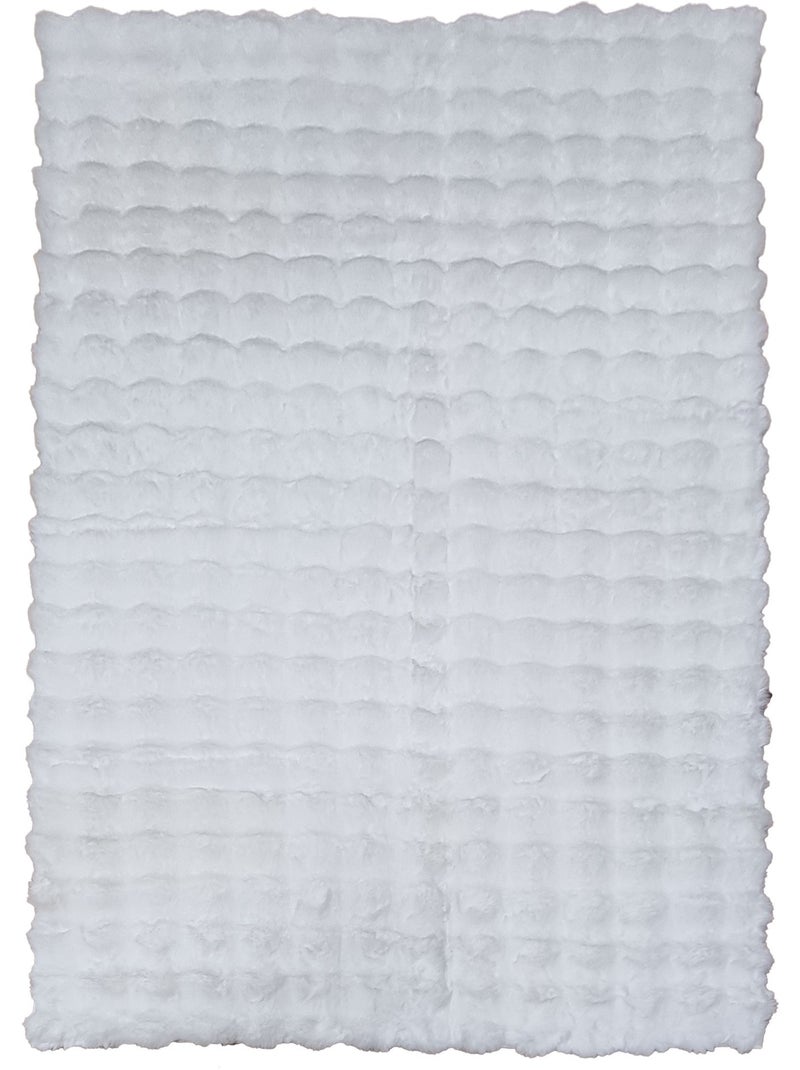 Tapis de salon Douceur TOSCANA Blanc - Kiabi