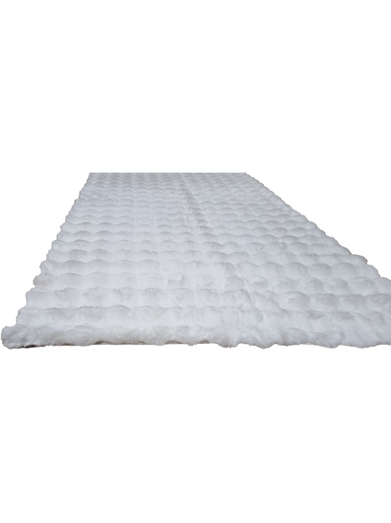 Tapis de salon Douceur TOSCANA Blanc - Kiabi