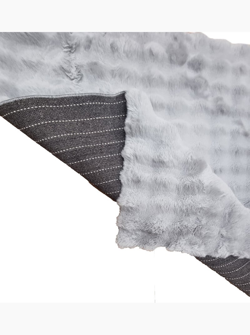 Tapis de salon Douceur TOSCANA Gris - Kiabi