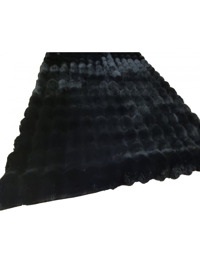 Tapis de salon Douceur TOSCANA Noir Noir - Kiabi