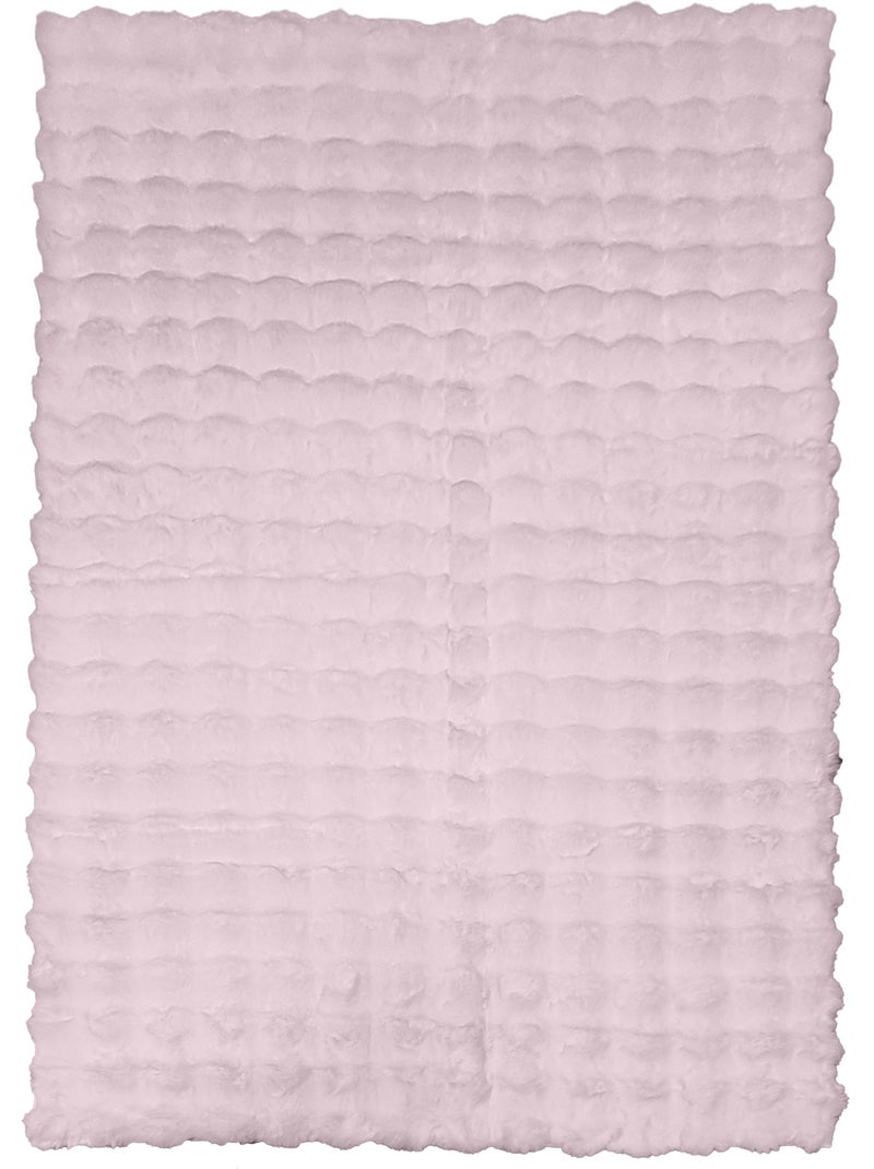 Tapis de salon Douceur TOSCANA Rose - Kiabi