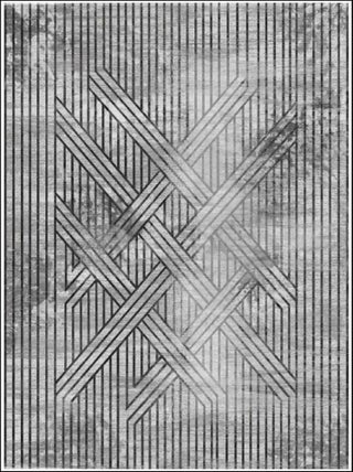 Tapis de salon FISUN 200 x 300 cm - Gris - Mani Textile