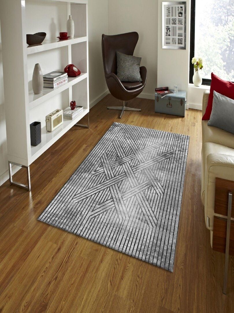Tapis d'entrée Stop Humidité Bleu Chiné Fin