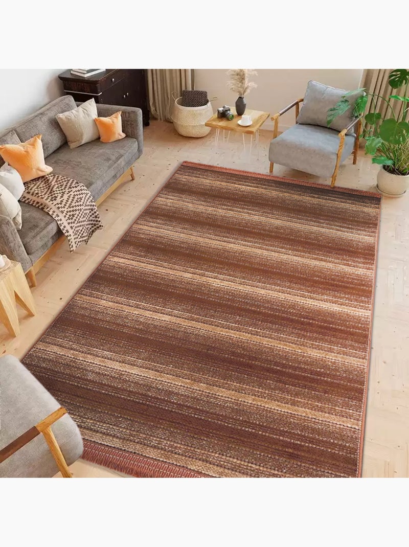 Tapis de salon ILGAZ Orange - Kiabi
