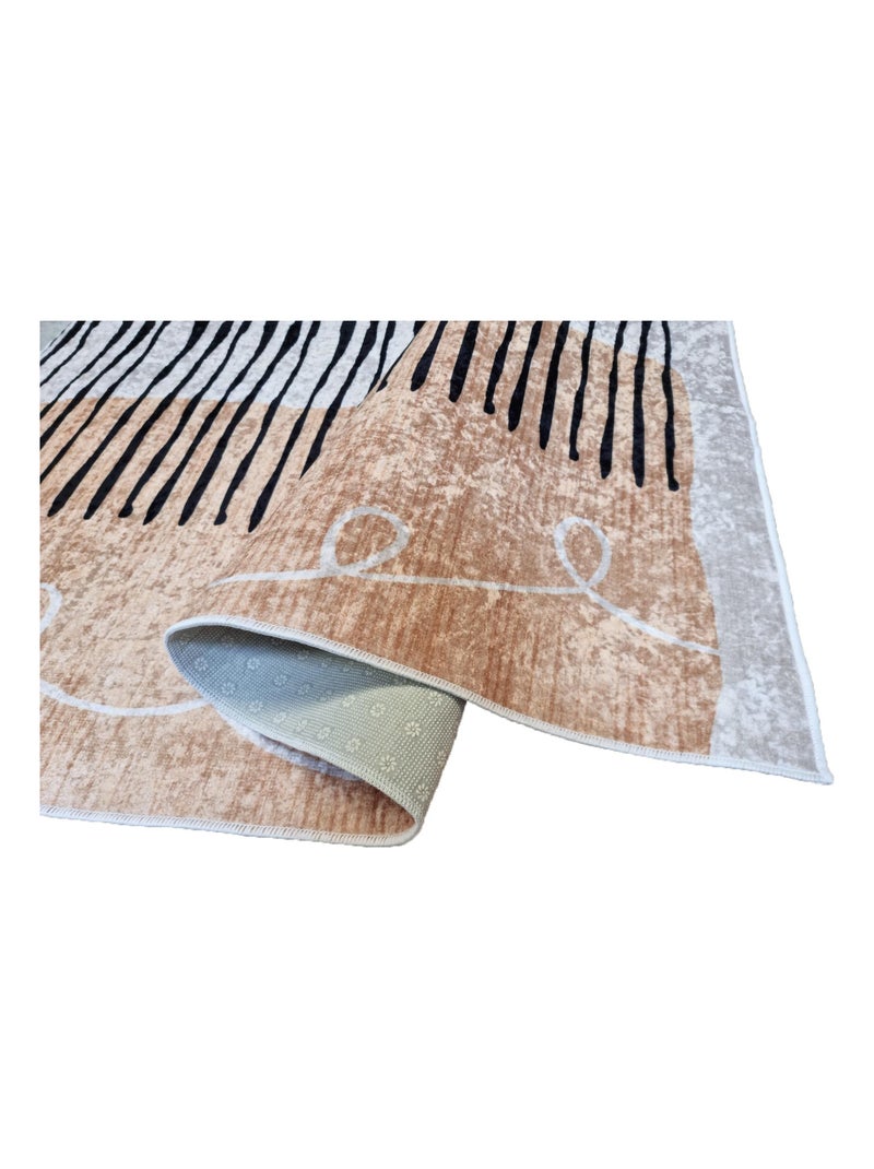 Tapis de salon JAIL Jaune - Kiabi