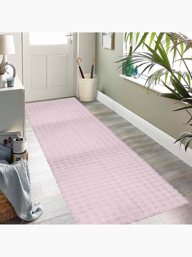 Tapis de salon lavable Douceur TOSCANA Rose - Kiabi