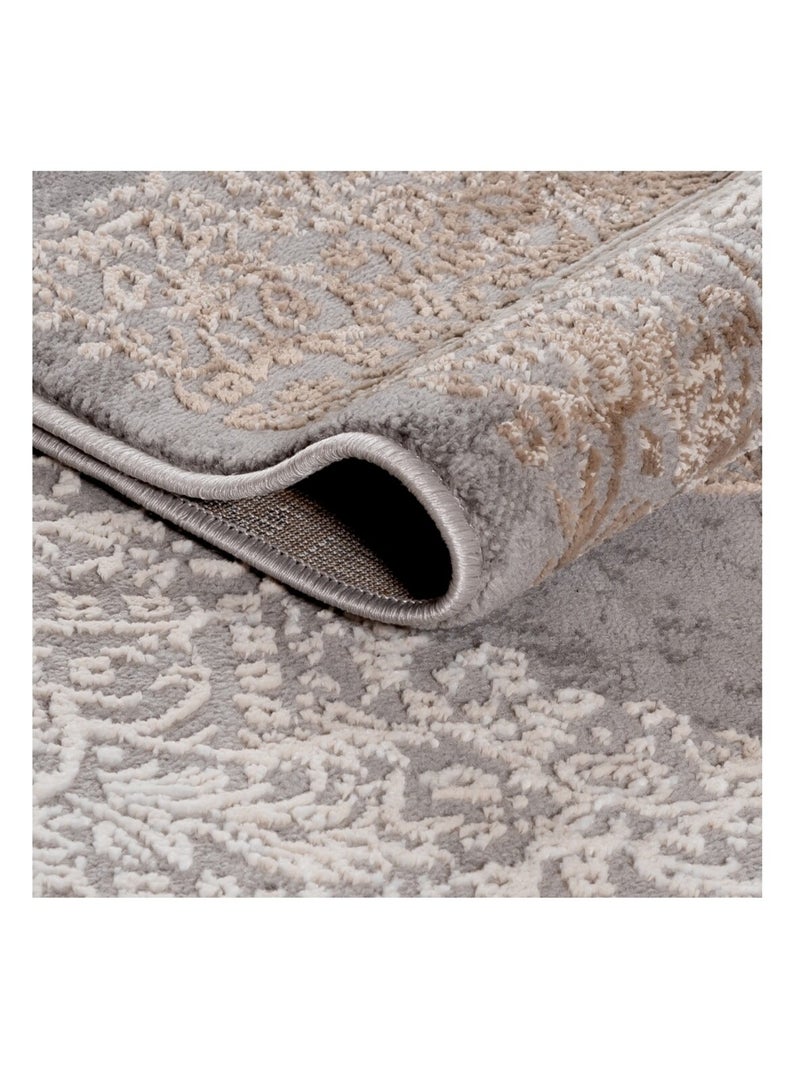 Tapis de salon LEXA Baroque Gris - Kiabi