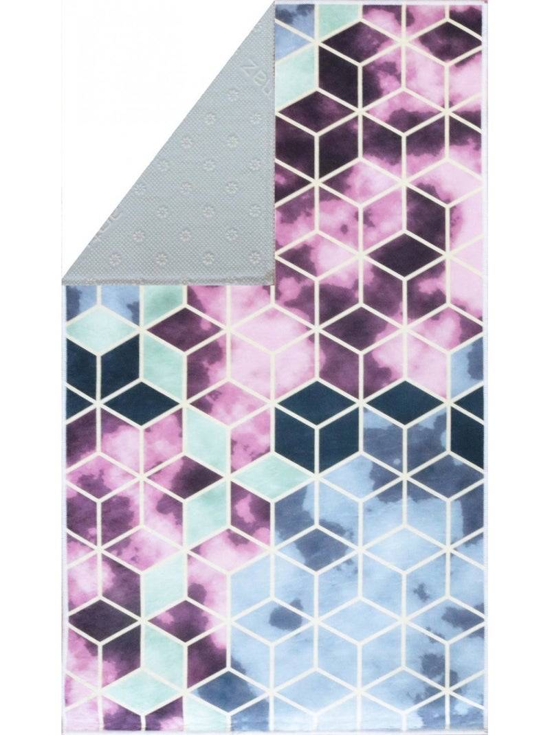 Tapis de salon LUXE Rose - Kiabi